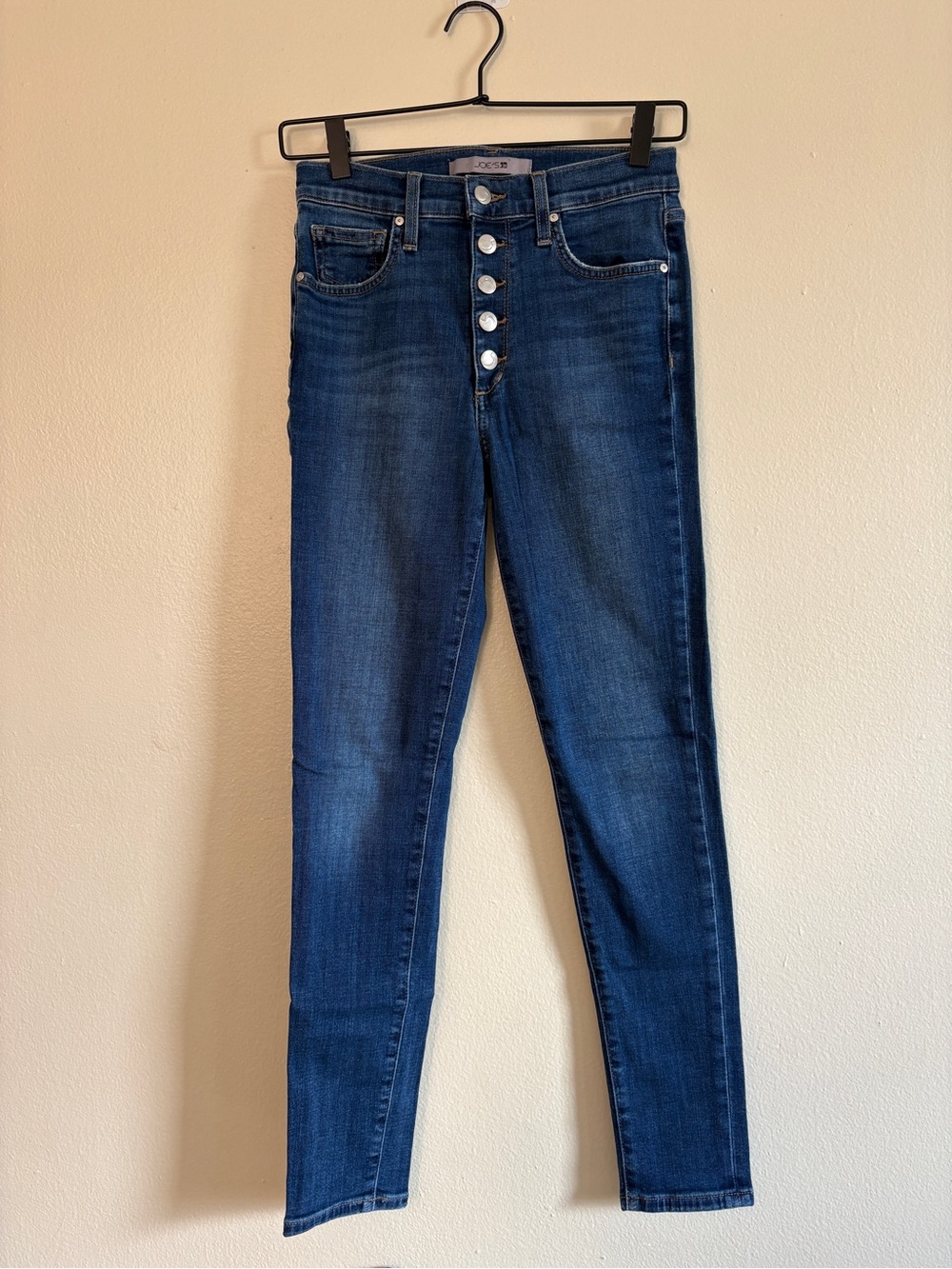 Joe's Jeans High-Rise Button-Fly Skinny Jeans - Women’s Size 26